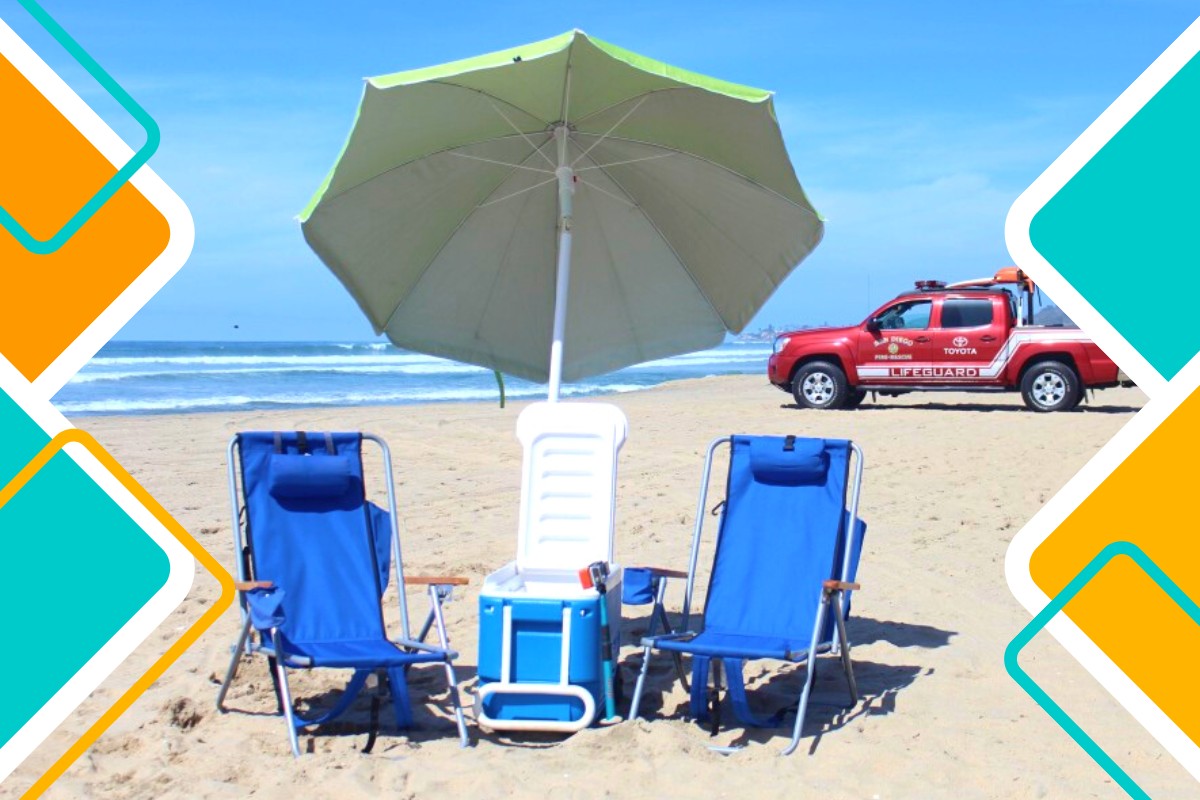 Beach Gear, Beach Chairs, Umbrellas, Canopies Rental